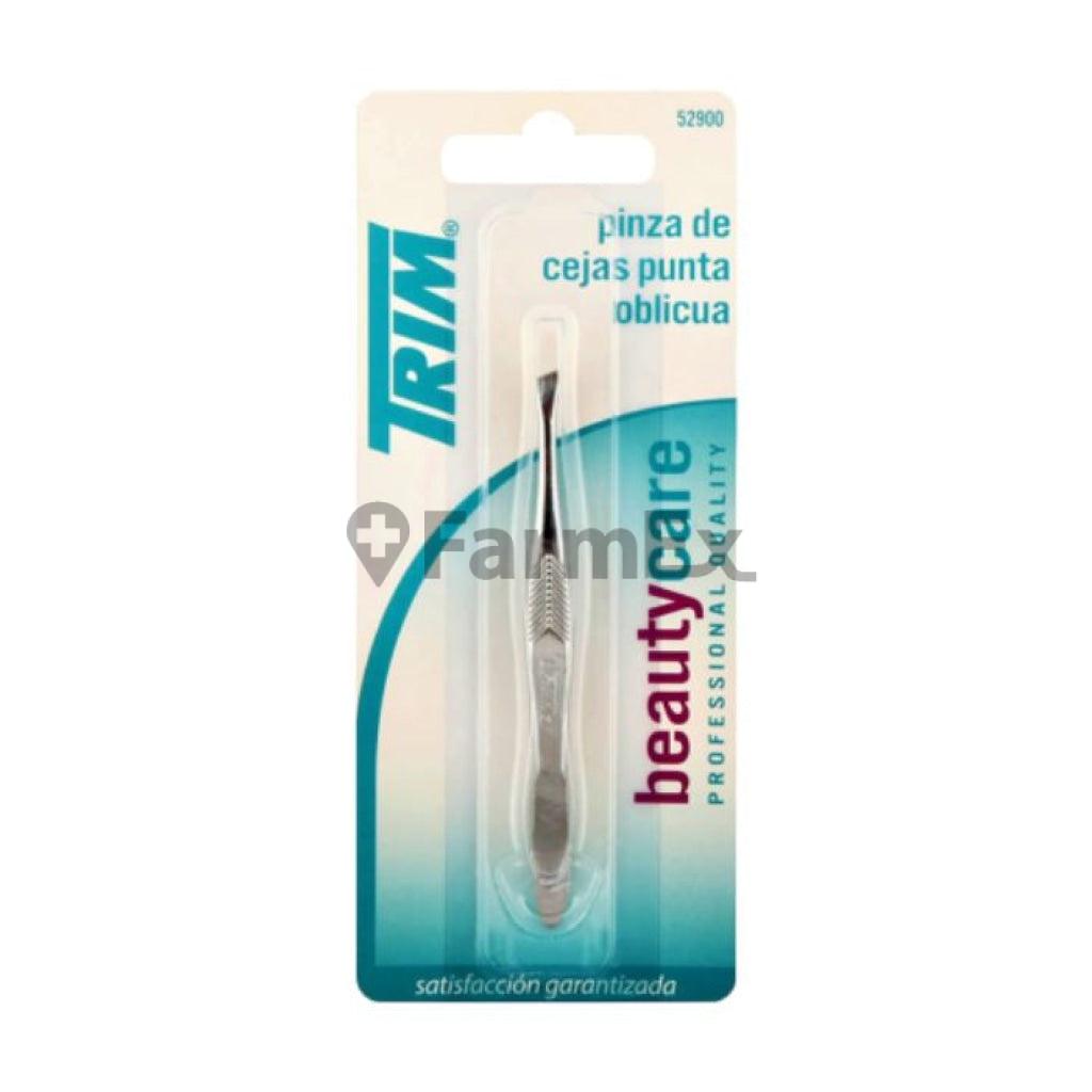 Trim Pinza de cejas punta oblicua x 1 unidad Trim